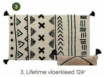 Baby & Tiener Lifetime vloerkleed aanbieding