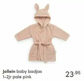 Baby & Tiener Jollein baby badjas pale pink aanbieding