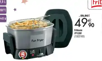 Cora Fritel Friteuse FF1200 1.5L 1400W aanbieding