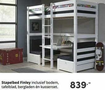 Baby & Tiener Stapelbed finley aanbieding