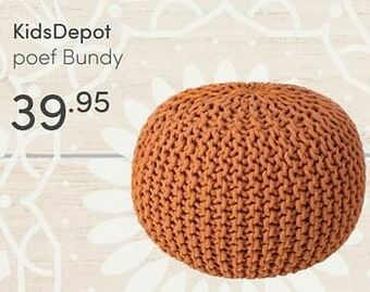 Baby & Tiener Kidsdepot poef bundy aanbieding