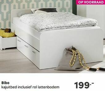 Baby & Tiener Bibo kajuitbed inclusief rol lattenbodem aanbieding