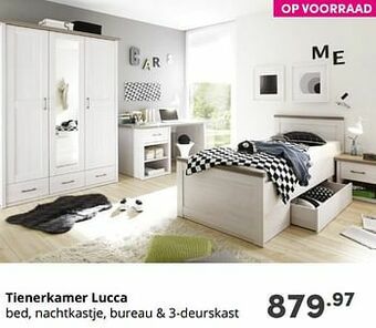 Baby & Tiener Tienerkamer lucca aanbieding