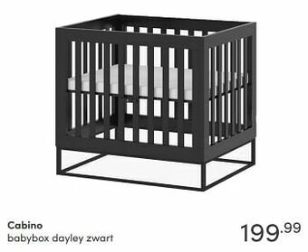 Baby & Tiener Cabino babybox dayley zwart aanbieding