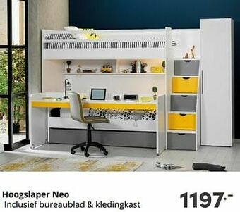 Baby & Tiener Hoogslaper neo aanbieding