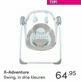 Baby & Tiener X-adventure swing aanbieding