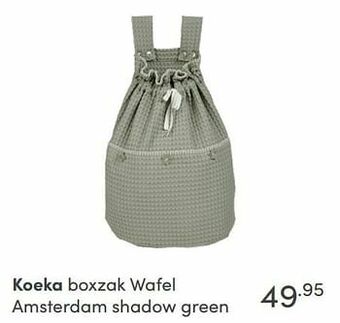 Baby & Tiener Koeka boxzak wafel amsterdam shadow green aanbieding