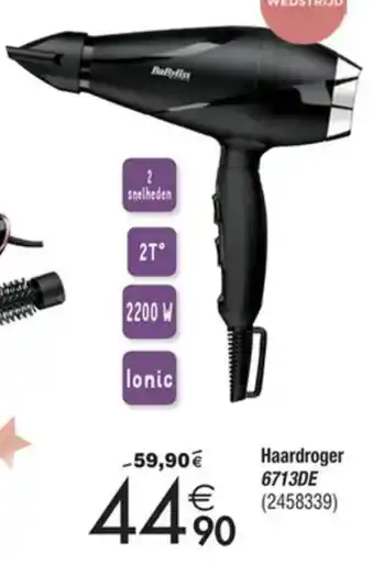 Cora BaByliss Haardroger 6713DE 2200W aanbieding