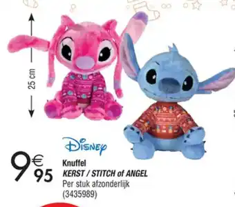 Cora Knuffel KERST / STITCH of ANGEL aanbieding