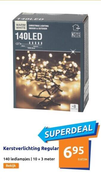 Action Kerstverlichting regular aanbieding