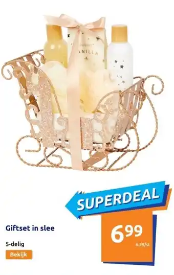 Action Giftset in slee 5-delig aanbieding