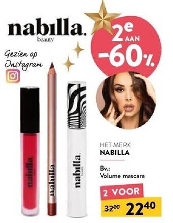 Di Nabilla volume mascara aanbieding