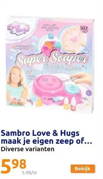 Sambro love & hugs maak je eigen zeep of bruisballen