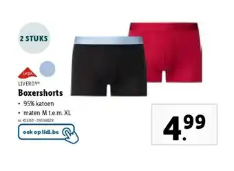 Lidl Boxershorts aanbieding