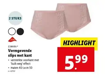 Vormgevende slips met kant