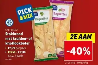 Lidl Stokbrood met kruiden- of knoflookboter aanbieding