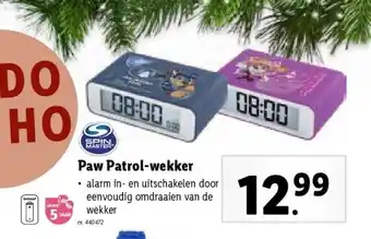 Paw patrol-wekker