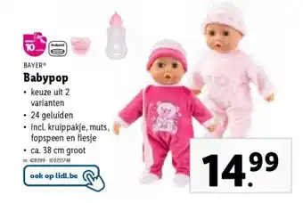 Lidl Babypop aanbieding