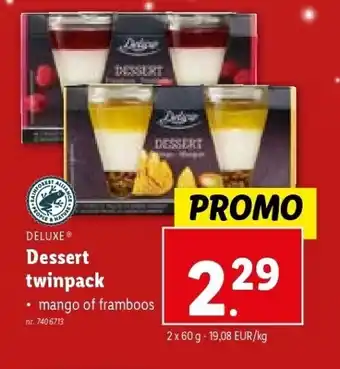 Lidl Dessert twinpack aanbieding