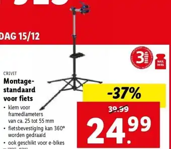 Lidl Montagestandaard voor fiets aanbieding