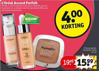 Kruidvat L'Oreal Accord Parfait aanbieding