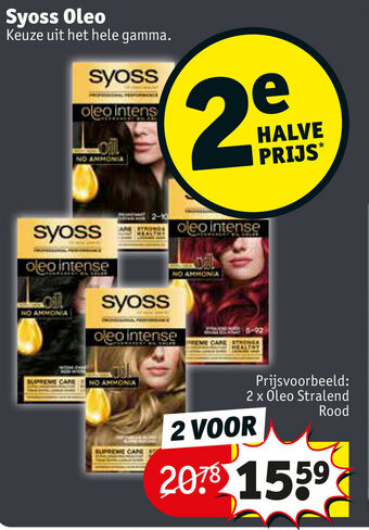 Kruidvat Syoss Oleo aanbieding