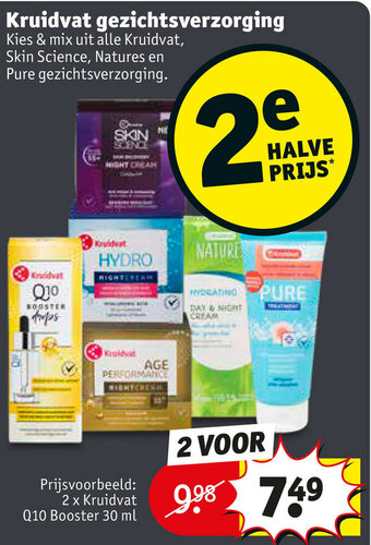 Kruidvat Kruidvat gezichtsverzorging aanbieding