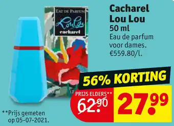 Kruidvat Cacharel Lou Lou 50 ml aanbieding