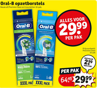 Kruidvat Oral-B opzetborstels aanbieding