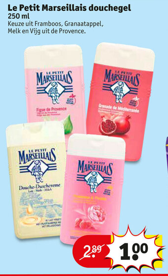 Kruidvat Le Petit Marseillais douchegel 250ml aanbieding