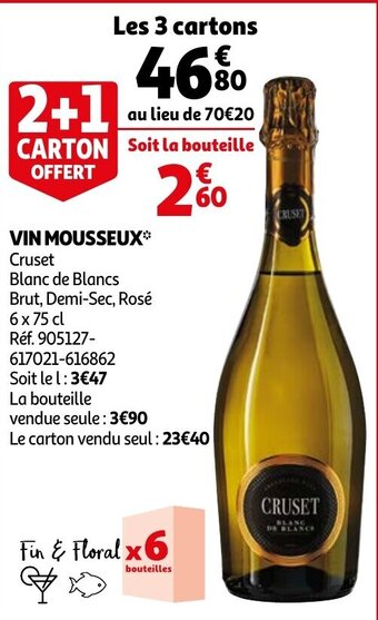 Auchan Vin mousseux aanbieding