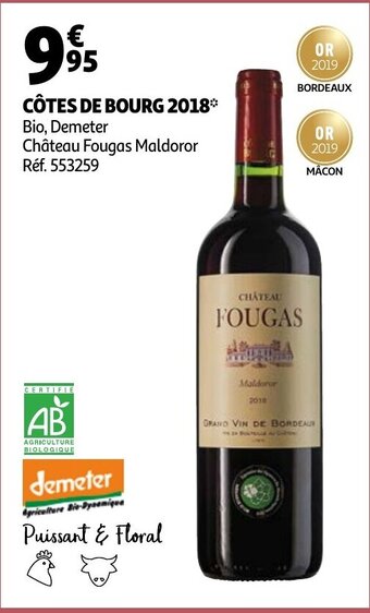 Cotes de bourg 2018