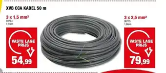 Hubo Xvb cca kabel 50 m aanbieding