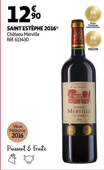 Auchan Saint estephe 2016 aanbieding