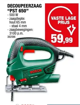 Hubo Decoupeerzaag “pst 650” aanbieding