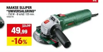 Hubo Haakse slijper “universalgrind” aanbieding