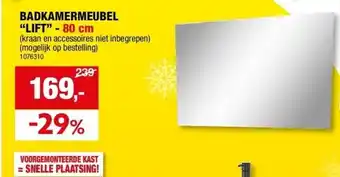 Hubo Badkamermeubel “lift” - 80 cm aanbieding