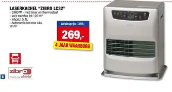 Hubo Laserkachel “zibro lc32” aanbieding