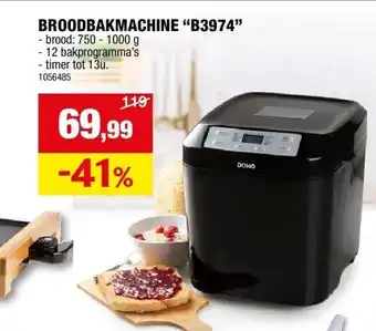 Broodbakmachine “b3974”