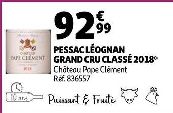 Auchan Pessac leognan grand cru classe 2018 aanbieding