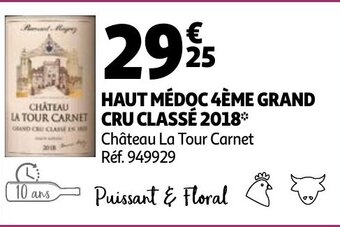 Auchan Haut medoc 4eme grand cru classe 2018 aanbieding