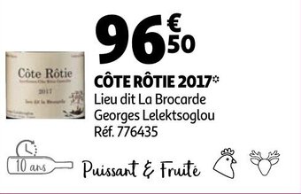 Auchan Cote rotie 2017 aanbieding