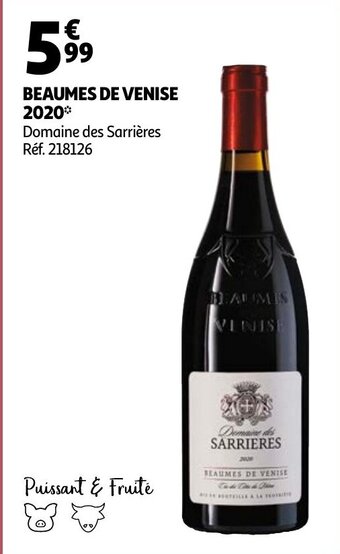Beaumes de venise 2020