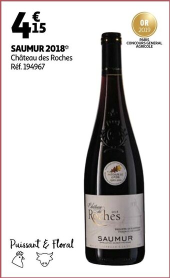 Saumur Montmorency Brut Demi Sec Rose Promotie Bij Auchan