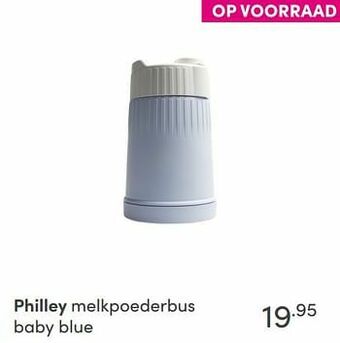 Baby & Tiener Philley melkpoederbus baby blue aanbieding