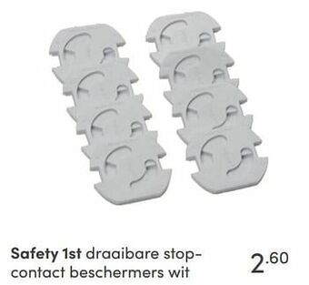 Baby & Tiener Safety 1st draaibare stopcontact beschermers wit aanbieding