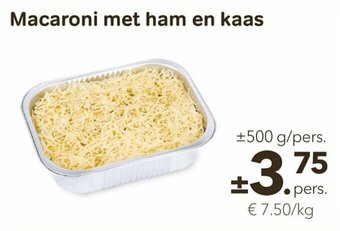Macaroni met ham en kaas 500g