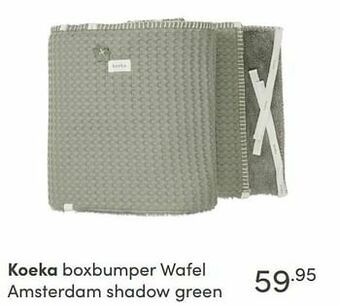 Baby & Tiener Koeka boxbumper wafel amsterdam shadow green aanbieding