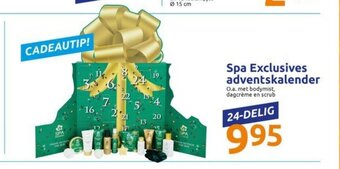 Action Spa Exclusives adventskalender aanbieding