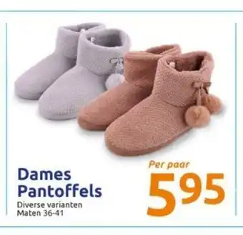 Action Dames pantoffels 36-41 aanbieding